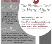 Platinum wine and food affair poster 2013 edited