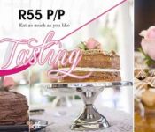 cake tasting event poster