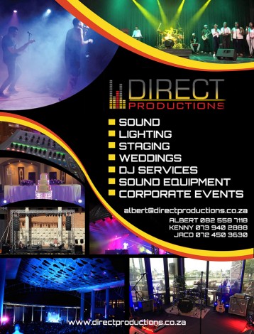 direct productions sound, lighting and staging